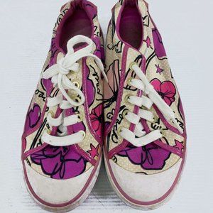 Coach Barrett Poppy Petal Pink Sneakers size 8